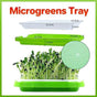 Double Layer Microgreens Tray for Hydroponic Seeding Germination Wheatgrass V528-HYDROPONICTRAY-107825