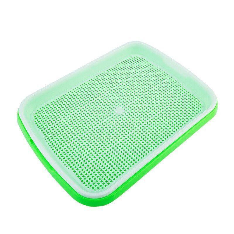 Double Layer Microgreens Tray for Hydroponic Seeding Germination Wheatgrass V528-HYDROPONICTRAY-107825