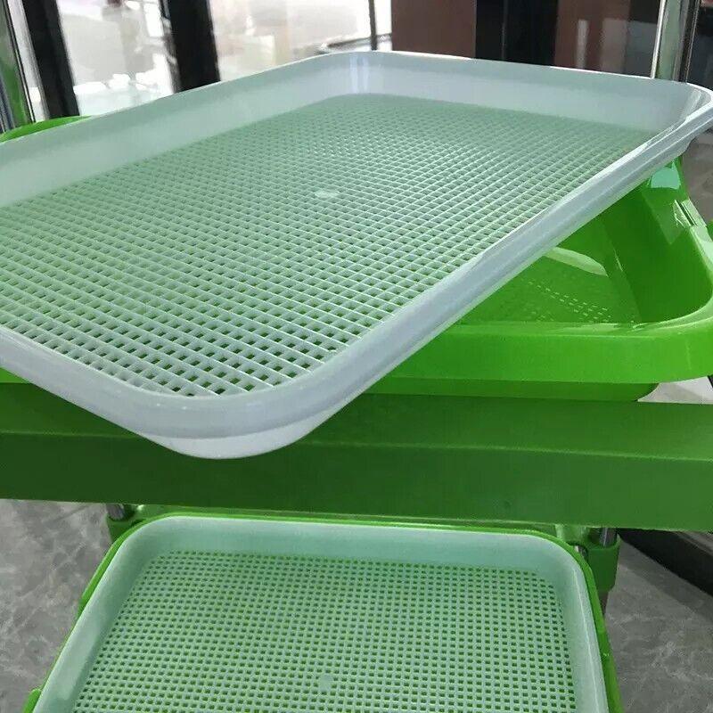 Double Layer Microgreens Tray for Hydroponic Seeding Germination Wheatgrass V528-HYDROPONICTRAY-107825