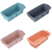 2pcs Large Capacity Ice Cube Tray Mold Rectangle Silicone Ice Grid Maker Kitchen - Orange V528-ICE-2PCS-ORANGE-752425