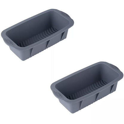2pcs Large Capacity Ice Cube Tray Mold Rectangle Silicone Ice Grid Maker Kitchen - Orange V528-ICE-2PCS-ORANGE-752425