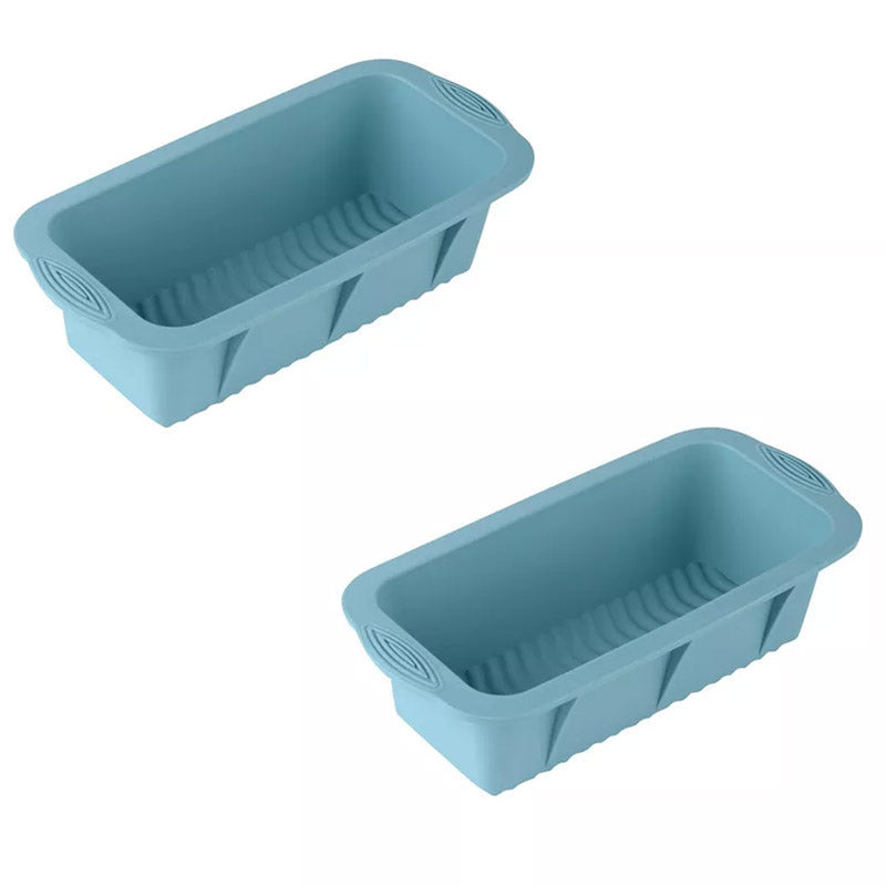 2pcs Large Capacity Ice Cube Tray Mold Rectangle Silicone Ice Grid Maker Kitchen - Orange V528-ICE-2PCS-ORANGE-752425