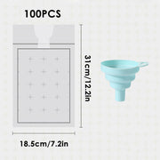Disposable Ice Pack Bag 100PCS Water Injection Ice Cube Mold Tear Ice Grid V528-ICE-BAG-100PCS-24-925032