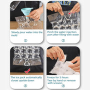 Disposable Ice Pack Bag 100PCS Water Injection Ice Cube Mold Tear Ice Grid V528-ICE-BAG-100PCS-24-925032