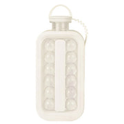 Portable Ice Hockey Pot Ice Cube Tray Water Bottle Clear Household Ice Maker V528-ICE-BALL-KETTLE-WHITE-797552