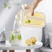 Portable Ice Hockey Pot Ice Cube Tray Water Bottle Clear Household Ice Maker V528-ICE-BALL-KETTLE-WHITE-797552