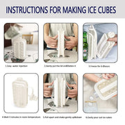 Portable Ice Hockey Pot Ice Cube Tray Water Bottle Clear Household Ice Maker V528-ICE-BALL-KETTLE-WHITE-797552