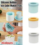 Silicone Ice Cube Tray Mould Ice Box Compartment Bucket for Easy Ice Making - Blue V528-ICE-BLUE-105205