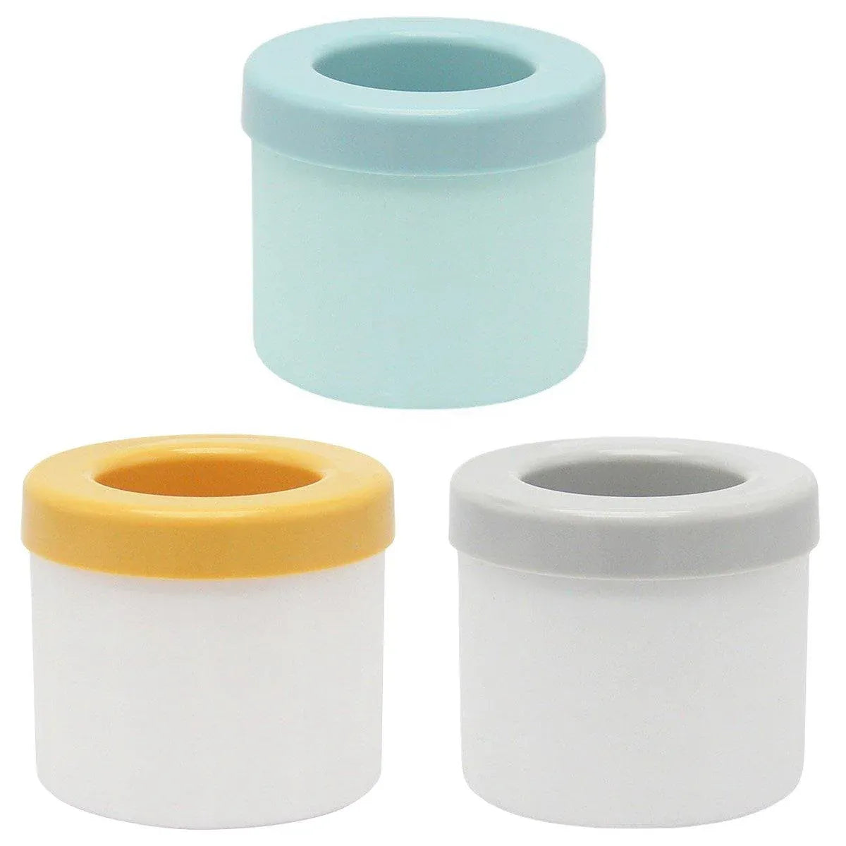 Silicone Ice Cube Tray Mould Ice Box Compartment Bucket for Easy Ice Making - Blue V528-ICE-BLUE-105205