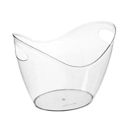 2PCS Transparent 3.5L Ice Bucket Large Capacity Wine Beer Cooler Picnic Basket V528-ICE-BUCKET-2PCS-114879