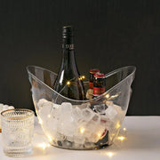 2PCS Transparent 3.5L Ice Bucket Large Capacity Wine Beer Cooler Picnic Basket V528-ICE-BUCKET-2PCS-114879