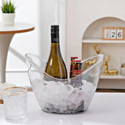 2PCS Transparent 3.5L Ice Bucket Large Capacity Wine Beer Cooler Picnic Basket V528-ICE-BUCKET-2PCS-114879
