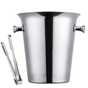 5L Stainless Steel Ice Bucket Champagne Wine Bucket Hotel Bar Ice Container - Circular Ring V528-ICE-BUCKET-LUXURY-257924