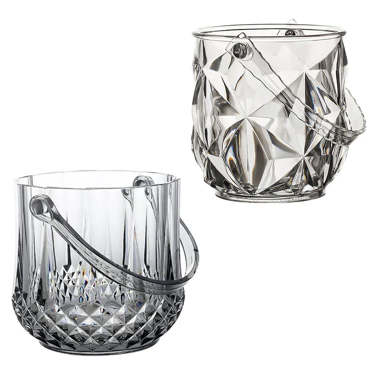 Acrylic Ice Bucket Transparent Champagne Cooler Home Bar Wine Chiller Bucket - Crystal V528-ICE-BUCKET-SJ-701599