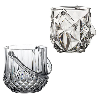 Acrylic Ice Bucket Transparent Champagne Cooler Home Bar Wine Chiller Bucket - Crystal V528-ICE-BUCKET-SJ-701599