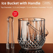 Acrylic Ice Bucket Transparent Champagne Cooler Home Bar Wine Chiller Bucket - Crystal V528-ICE-BUCKET-SJ-701599