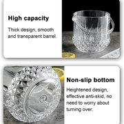 Acrylic Ice Bucket Transparent Champagne Cooler Home Bar Wine Chiller Bucket - Diamond V528-ICE-BUCKET-ZS-355369