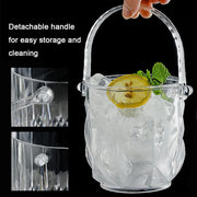 Acrylic Ice Bucket Transparent Champagne Cooler Home Bar Wine Chiller Bucket - Diamond V528-ICE-BUCKET-ZS-355369