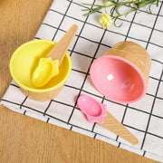 7Pc Set Colourful Ice Cream Cups and Bowls with Spoons Dessert Gift Set V528-ICE-CREAM-BOWL-7PCS-548776
