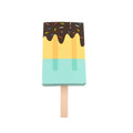 50PCS Creative Ice Cream Candy Gift Boxes Fruit Shaped Party Favor Packaging Box - Blue V528-ICE-CREAM-BOX-50PCS-BLUE-652354