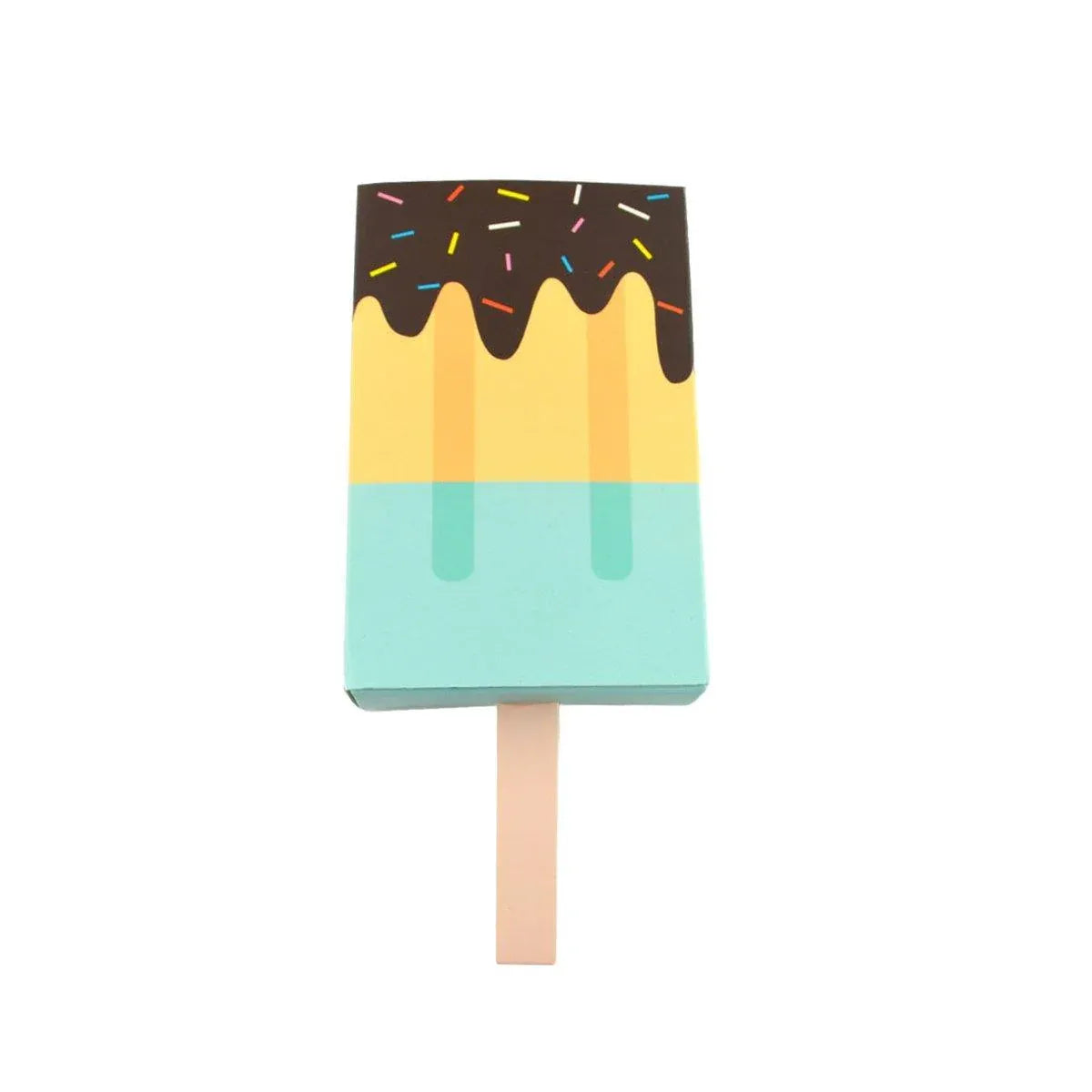 50PCS Creative Ice Cream Candy Gift Boxes Fruit Shaped Party Favor Packaging Box - Blue V528-ICE-CREAM-BOX-50PCS-BLUE-652354