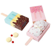 50PCS Creative Ice Cream Candy Gift Boxes Fruit Shaped Party Favor Packaging Box - Blue V528-ICE-CREAM-BOX-50PCS-BLUE-652354