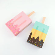 50PCS Creative Ice Cream Candy Gift Boxes Fruit Shaped Party Favor Packaging Box - Pink V528-ICE-CREAM-BOX-50PCS-PINK-224453
