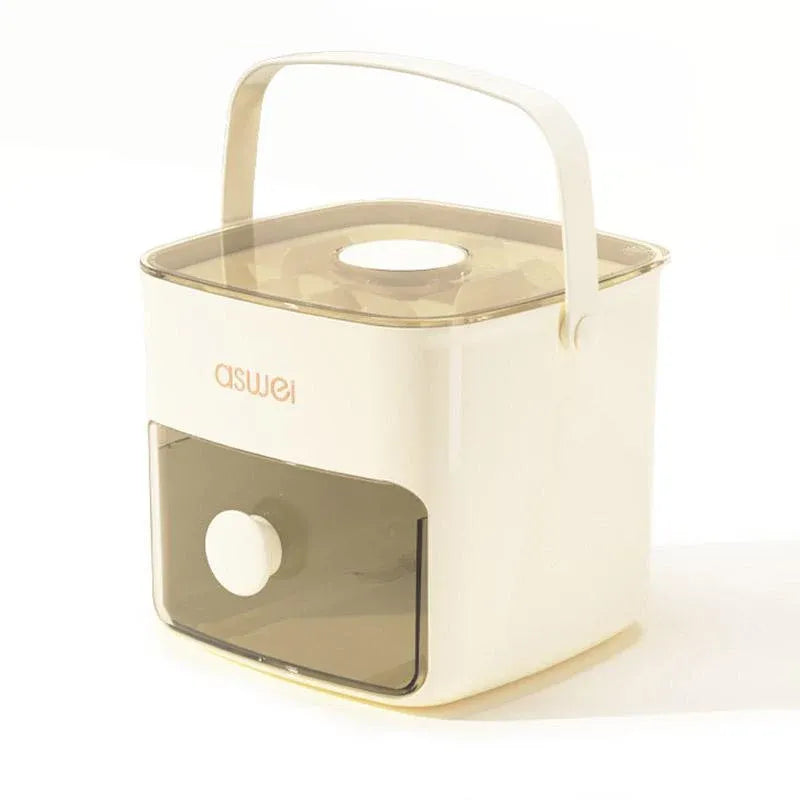 Portable Ice Compartment Cube Mold Plastic Ice Making Box and Ice Cube Holder V528-ICE-CUBE-MOLD-120429