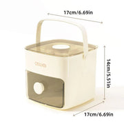 Portable Ice Compartment Cube Mold Plastic Ice Making Box and Ice Cube Holder V528-ICE-CUBE-MOLD-120429