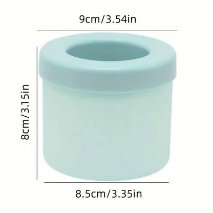 Silicone Ice Cube Tray Mould Ice Box Compartment Bucket for Easy Ice Making - Gray V528-ICE-GREY-123560