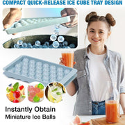 3 Layer Ice Cube Tray Mold Home Ice Compartment Press for Freezer Storage V528-ICE-TRAY-3-BLUE-679995