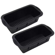 2PCS Reusable Silicone Ice Blocks Large Cube Tray for Drinks and Cocktails V528-ICE-TRAY-BLACK-2PCS-508019