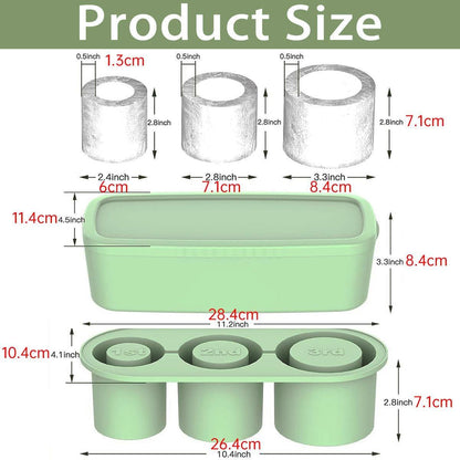 Silicone Ice Cube Tray for 20oz 30oz 40oz Tumbler Easy Release Reusable Mold - Coffee V528-ICE-TRAY-COFFEE-401149