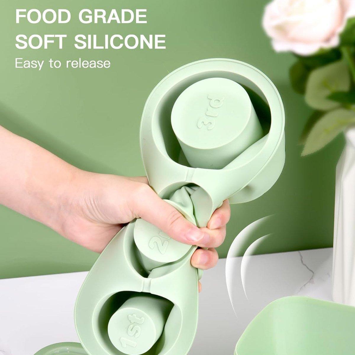 Silicone Ice Cube Tray for 20oz 30oz 40oz Tumbler Easy Release Reusable Mold - Green V528-ICE-TRAY-GREEN-666020