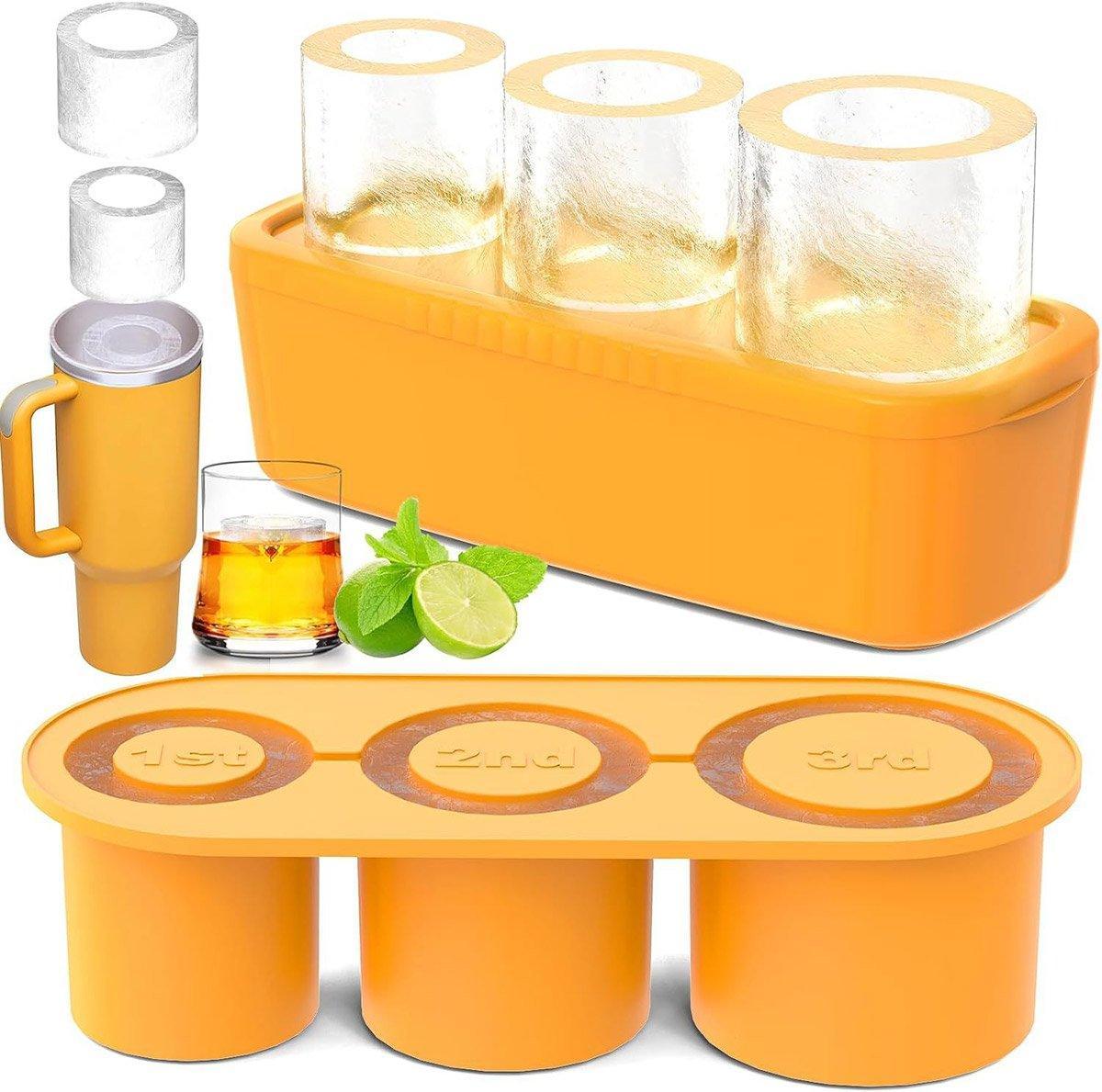 Silicone Ice Cube Tray for 20oz 30oz 40oz Tumbler Easy Release Reusable Mold - Green V528-ICE-TRAY-GREEN-666020