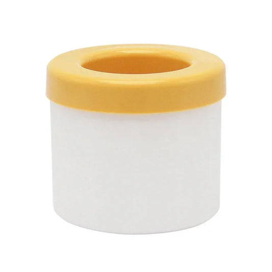Silicone Ice Cube Tray Mould Ice Box Compartment Bucket for Easy Ice Making - Yellow V528-ICE-YELLOW-465055