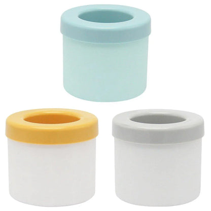 Silicone Ice Cube Tray Mould Ice Box Compartment Bucket for Easy Ice Making - Yellow V528-ICE-YELLOW-465055