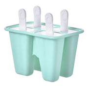 Silicone Ice Cream Mould Block Frozen Molds Icy Pole Jelly Popsicle - Green-6Grid V528-ICEMOLD-6GRID-GREEN-54905