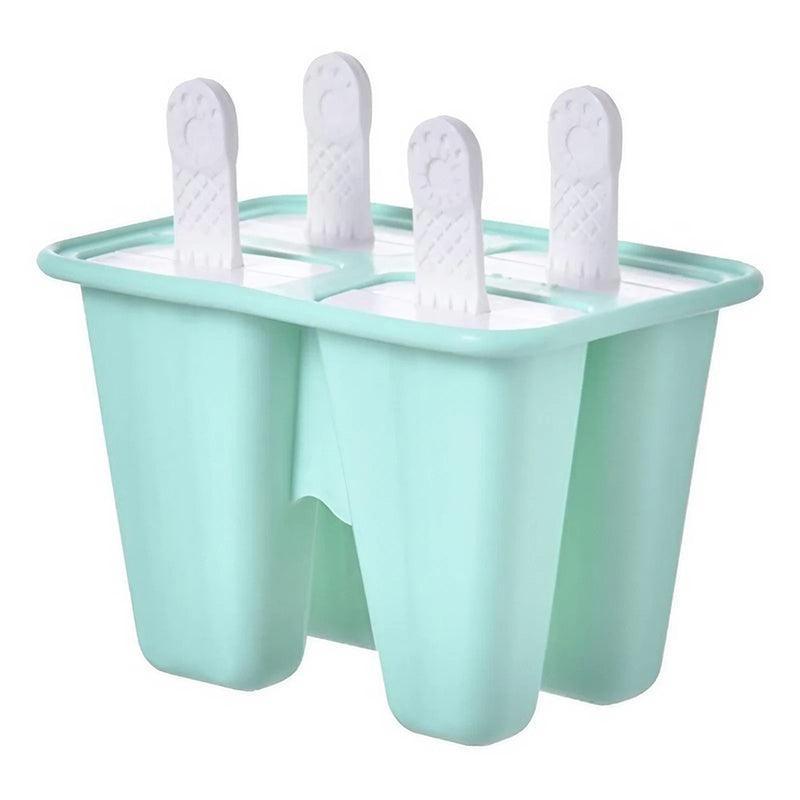 Silicone Ice Cream Mould Block Frozen Molds Icy Pole Jelly Popsicle - Green-6Grid V528-ICEMOLD-6GRID-GREEN-54905