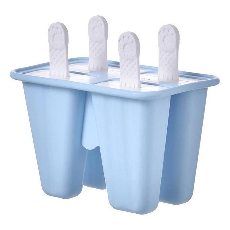 Silicone Ice Cream Mould Block Frozen Molds Icy Pole Jelly Popsicle - Pink-6Grid V528-ICEMOLD-6GRID-PINK-21945