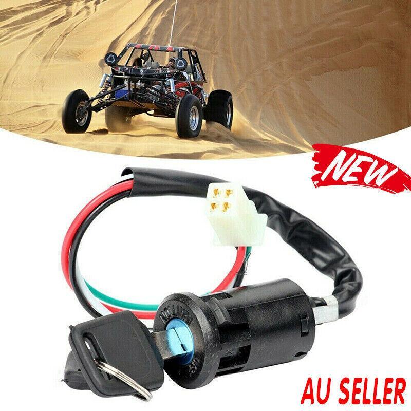 4 Wire Ignition Key Barrel Switch 50Cc 110Cc 125Cc 150Cc Pit Quad Dirt Bike Atv V528-IGNITIONKEY-33250