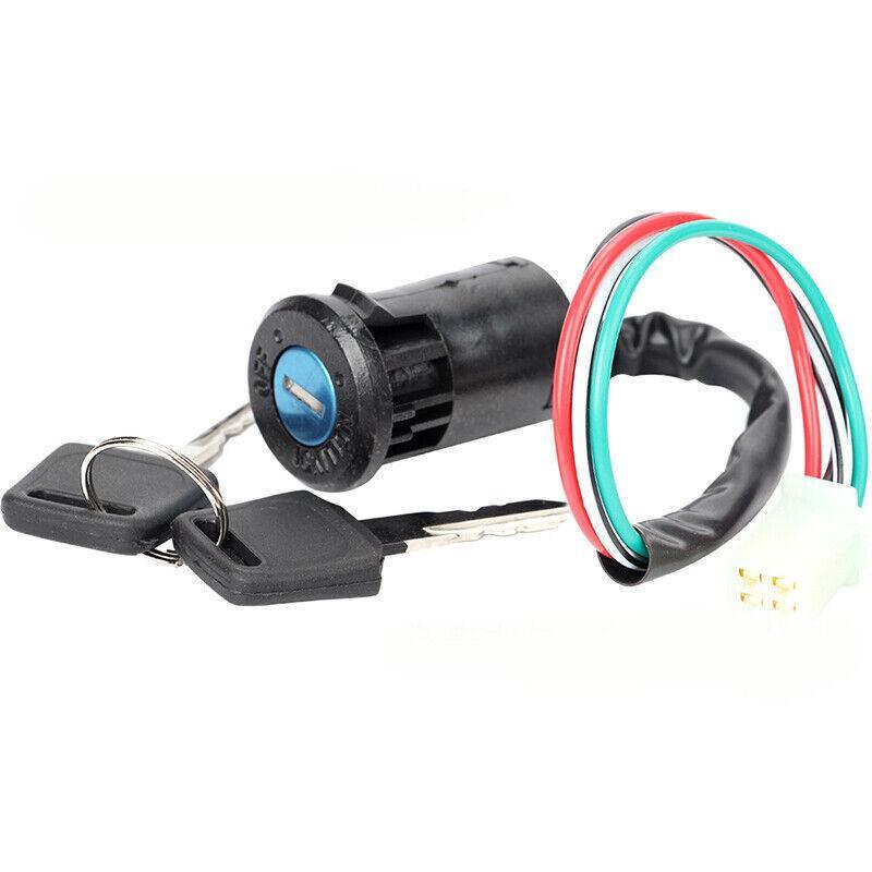 4 Wire Ignition Key Barrel Switch 50Cc 110Cc 125Cc 150Cc Pit Quad Dirt Bike Atv V528-IGNITIONKEY-33250