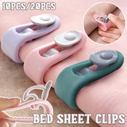 10/20pcs Quilt Retainer Cover Clips Invisible Needle-Free Thumb Buckle Bedding - Pink-10pcs V528-IMMOBILIZATION-PINK-10PCS-242257