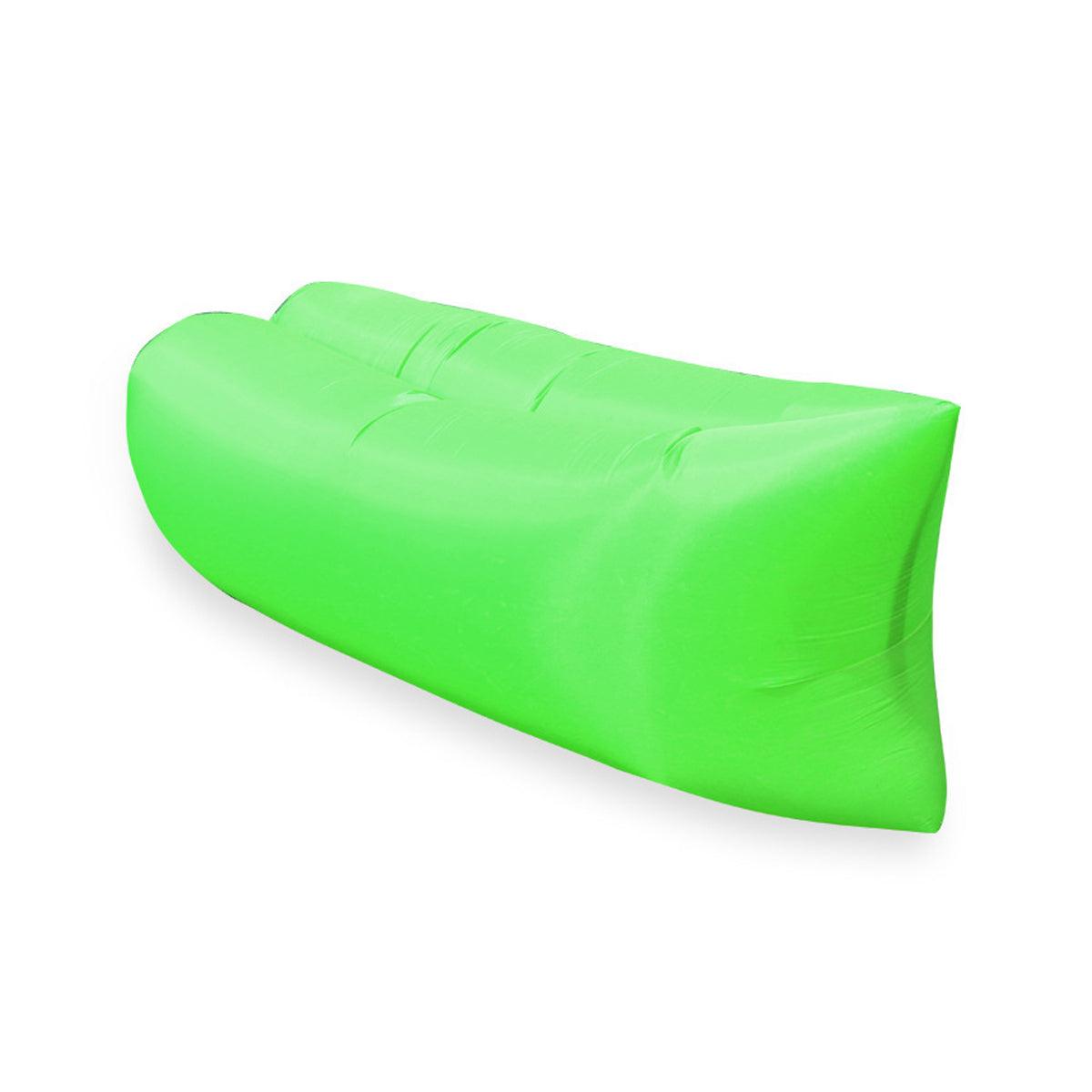 Fast Inflatable Lazy Lounge Air Sofa Bed Camping Beach Hangout Sleeping Bag - Green V528-INFLATABLE-SOFA-GREEN-118820