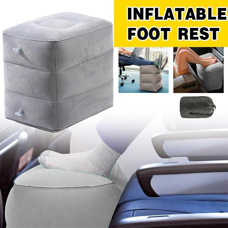 Inflatable Foot Rest Travel Air Pillow Cushion Office Home Leg Footrest Relax V528-INFLATABLEFOOT-493980