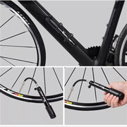 Aluminium Mini Bicycle Air Pump Bike Hand Ball Inflator Portable Cycling Tyre V528-INFLATOR-12578