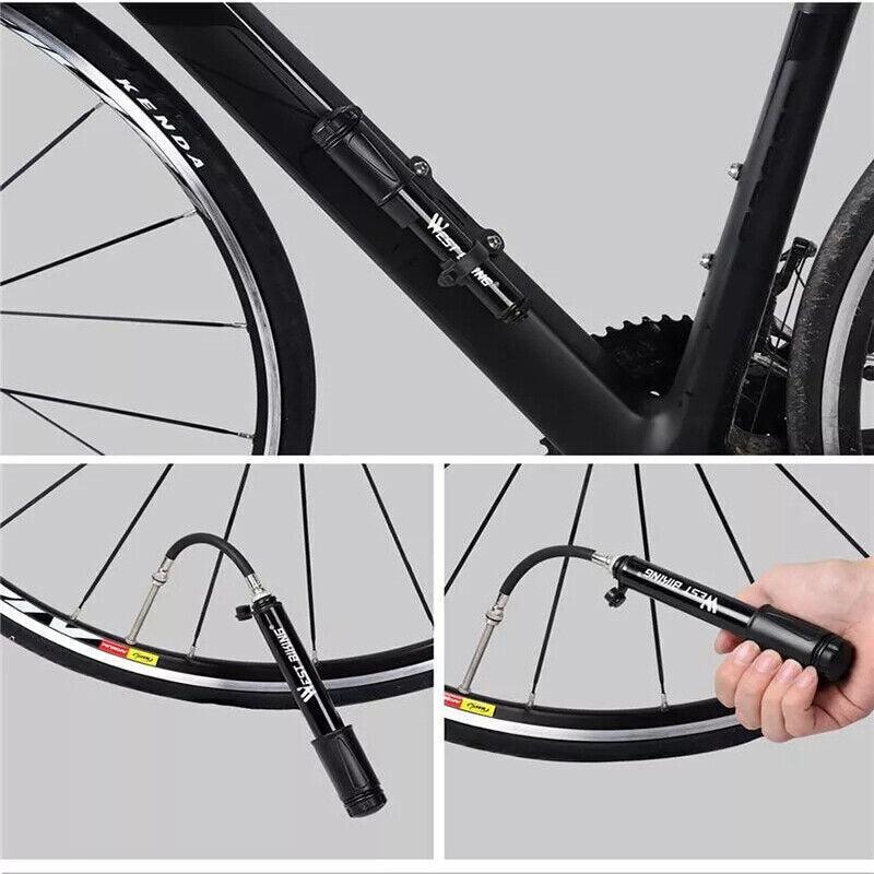 Aluminium Mini Bicycle Air Pump Bike Hand Ball Inflator Portable Cycling Tyre V528-INFLATOR-12578