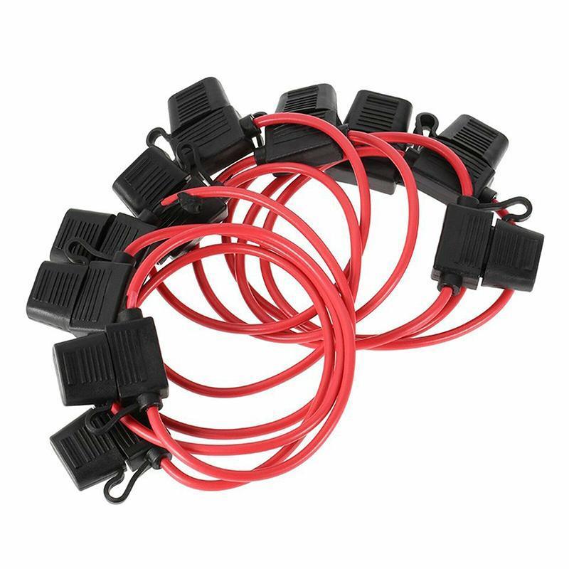 10Pcs 12V 40A Waterproof Standard Blade Inline Fuse Holder V528-INLINEFUSEHOLDER-10PCS-282199
