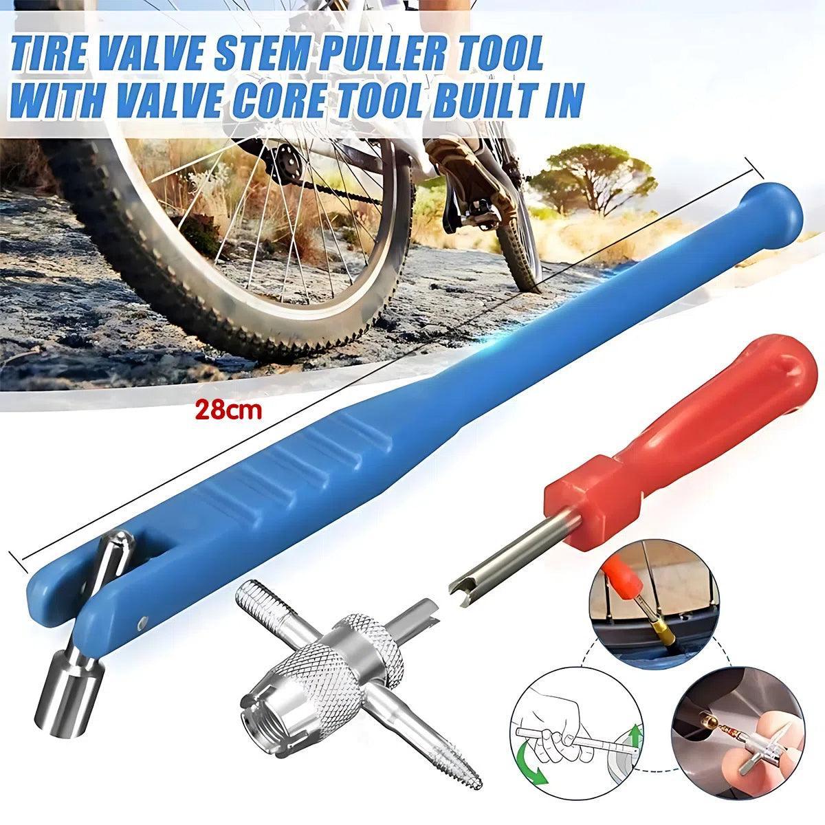 3Pcs Car Tyre Valve Stem Puller Base Quick Remover Tire Repair Installer Tool V528-INSTALLERTOOL-BLUE-314125