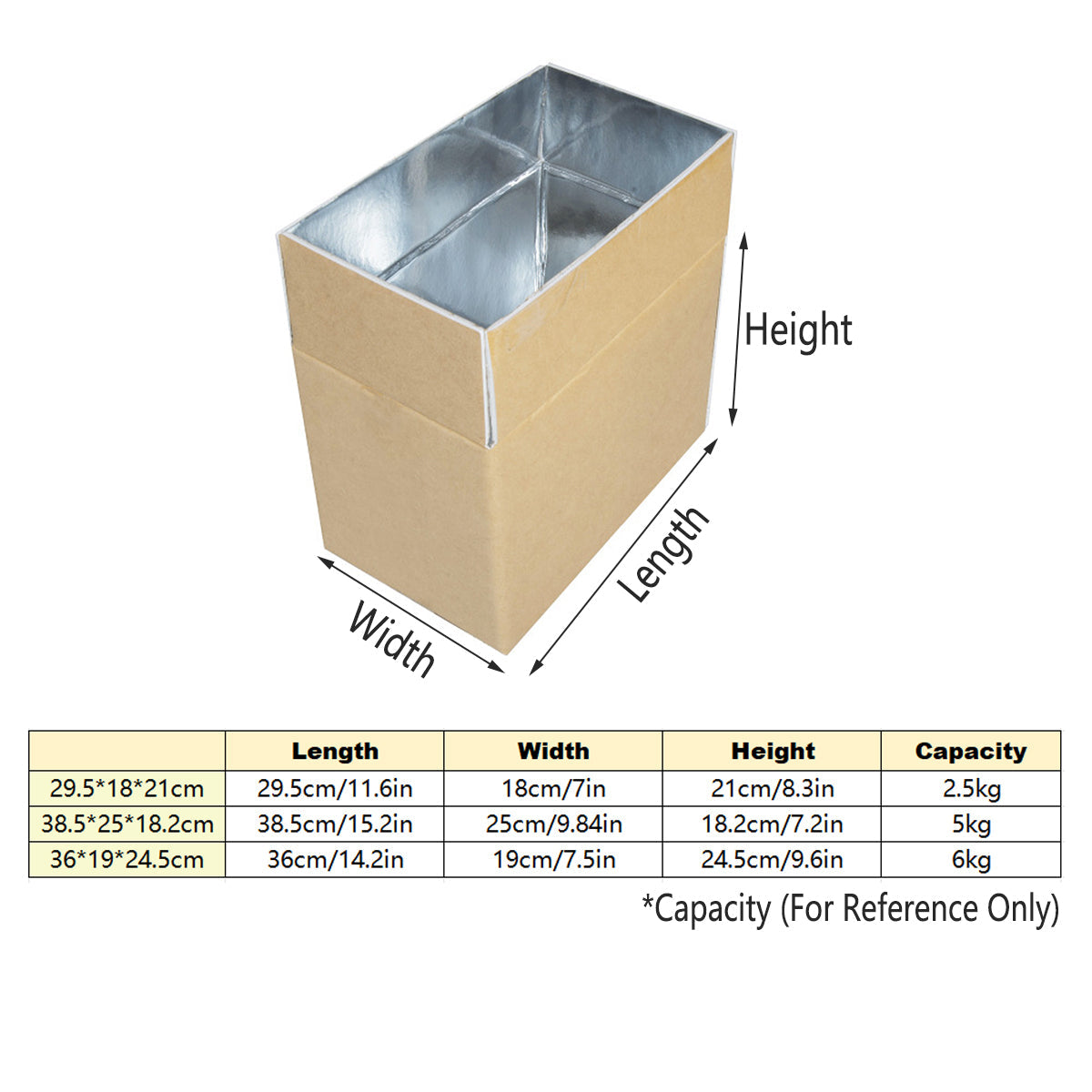 10pcs Insulated Carton Cold Chain Packaging Box Seafood Fresh Fruits Storage - 38.5x25x18.2cm V528-INSULATE-BOX-10PCS-582512